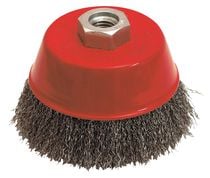 Brosse conique acier ondulé