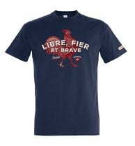 Tee-shirt libre fier et brave