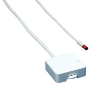 Contacteur De Porte Blanc 2A 230V - Pour Placard, Armoire Coulissante - Montage En Surface 50x50x16 Mm