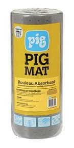 Rouleau absorbant PIG MAT universel - 38cmx15m - CRISTAL HYGIENE