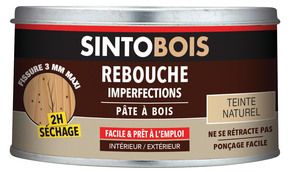 SINTOBOIS PATE A BOIS TRADITION INTERIEUR EXTERIEUR 250 gr PIN ref 35500