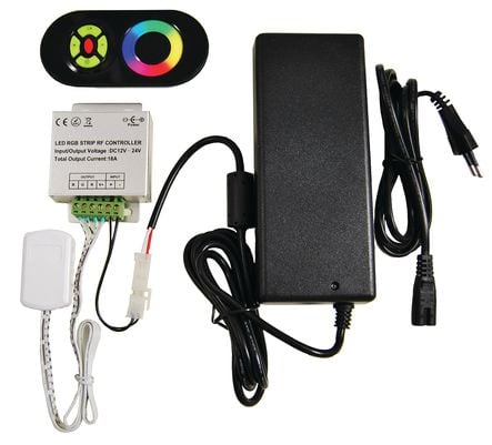 Kit convertisseur + télécommande RGB 24 V
