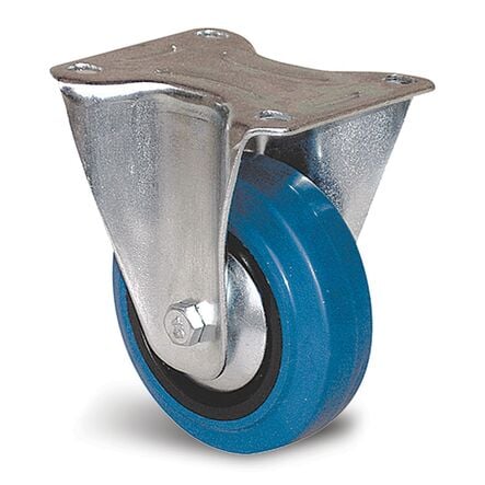 Roulette PORTROLL roue caoutchouc bleu