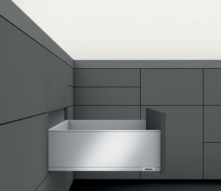 Kit tiroir LÉGRABOX pure - Inox anti-traces de doigts - TIP-ON