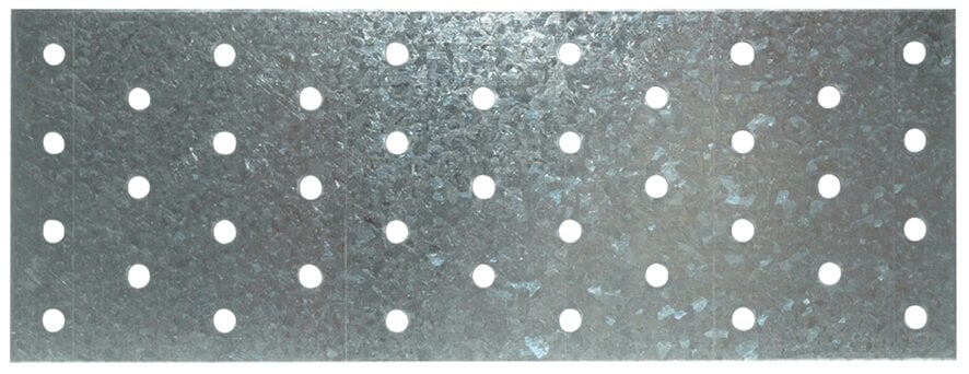 Tôle Perforée Acier Galvanisé 2mm - 1000mm Longueur Sur Mesure