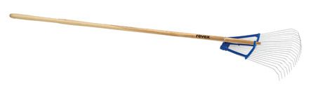 Balai à Gazon Spear & Jackson 24 Dents – Manche En Hêtre 140 Cm, Tête Polypropylène, Léger Et Robuste