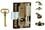 Serrure espagnolette 12383