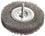 Brosse circulaire sur tige