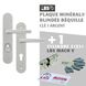 Lot ensemble sur plaque MINERAL blindée béquille clé I argent + cylindre MACH V 31x31