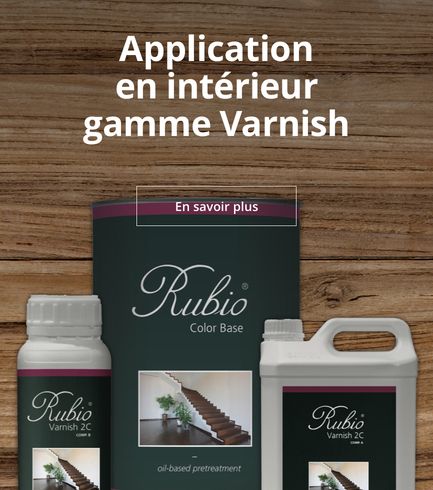 Processus d'application en intérieur de la gamme Varnish